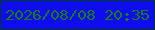 文字の大きさ：3、枠の色：003b1f、背景の色：100cf0、文字の色：177c19 無料ブログパーツのブログ時計