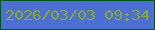 文字の大きさ：1、枠の色：00571a、背景の色：4d6fd4、文字の色：83ab33 無料ブログパーツのブログ時計
