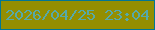 文字の大きさ：2、枠の色：007695、背景の色：938e01、文字の色：56a9a9 無料ブログパーツのブログ時計