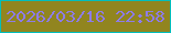 文字の大きさ：2、枠の色：00bebc、背景の色：91851f、文字の色：8d7ce9 無料ブログパーツのブログ時計