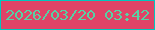 文字の大きさ：1、枠の色：00c8be、背景の色：e04467、文字の色：56d2a4 無料ブログパーツのブログ時計