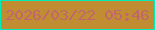 文字の大きさ：3、枠の色：00ecb8、背景の色：c18d32、文字の色：c1666e 無料ブログパーツのブログ時計