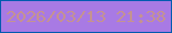 文字の大きさ：4、枠の色：015baf、背景の色：a87ae4、文字の色：c49391 無料ブログパーツのブログ時計