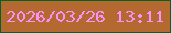 文字の大きさ：1、枠の色：016427、背景の色：b3692f、文字の色：fa90f9 無料ブログパーツのブログ時計