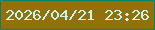 文字の大きさ：4、枠の色：018370、背景の色：92700a、文字の色：c1f7f5 無料ブログパーツのブログ時計