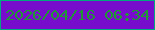 文字の大きさ：1、枠の色：01a980、背景の色：770ccd、文字の色：1f9734 無料ブログパーツのブログ時計