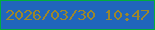 文字の大きさ：4、枠の色：01ae3d、背景の色：2066bc、文字の色：9d872b 無料ブログパーツのブログ時計
