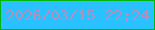 文字の大きさ：3、枠の色：01b60a、背景の色：29c1ff、文字の色：b590bb 無料ブログパーツのブログ時計