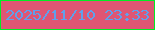 文字の大きさ：3、枠の色：01ec25、背景の色：de5674、文字の色：5fa0ec 無料ブログパーツのブログ時計
