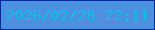 文字の大きさ：4、枠の色：022b9a、背景の色：4c90e1、文字の色：0cbfe6 無料ブログパーツのブログ時計