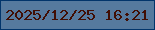 文字の大きさ：4、枠の色：02356b、背景の色：567a9e、文字の色：410f05 無料ブログパーツのブログ時計