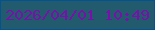 文字の大きさ：2、枠の色：025294、背景の色：225b6e、文字の色：7910ab 無料ブログパーツのブログ時計