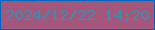 文字の大きさ：3、枠の色：0265bc、背景の色：a2577b、文字の色：418aaf 無料ブログパーツのブログ時計