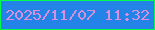 文字の大きさ：4、枠の色：02fe4c、背景の色：2483e6、文字の色：d98fdb 無料ブログパーツのブログ時計
