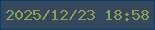 文字の大きさ：3、枠の色：034260、背景の色：35485d、文字の色：8aa44e 無料ブログパーツのブログ時計