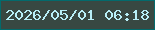 文字の大きさ：2、枠の色：036a6c、背景の色：384842、文字の色：b8eff7 無料ブログパーツのブログ時計