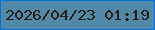 文字の大きさ：2、枠の色：0370dc、背景の色：518aa8、文字の色：2d1e11 無料ブログパーツのブログ時計