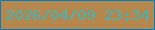 文字の大きさ：1、枠の色：0380c5、背景の色：b5874d、文字の色：43b4b8 無料ブログパーツのブログ時計