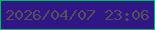 文字の大きさ：3、枠の色：03bd66、背景の色：311786、文字の色：51525a 無料ブログパーツのブログ時計