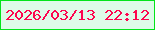 文字の大きさ：5、枠の色：03e41b、背景の色：defbe9、文字の色：fd064f 無料ブログパーツのブログ時計