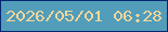文字の大きさ：1、枠の色：042671、背景の色：529db9、文字の色：f2d69b 無料ブログパーツのブログ時計
