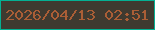文字の大きさ：5、枠の色：04b093、背景の色：3e3a30、文字の色：a95e36 無料ブログパーツのブログ時計
