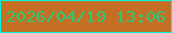文字の大きさ：1、枠の色：04f3d5、背景の色：c46f24、文字の色：31c573 無料ブログパーツのブログ時計