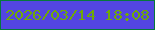 文字の大きさ：5、枠の色：05783b、背景の色：5345e1、文字の色：70a905 無料ブログパーツのブログ時計