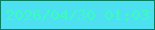 文字の大きさ：4、枠の色：057e62、背景の色：4ce0f0、文字の色：38fdbf 無料ブログパーツのブログ時計