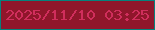 文字の大きさ：4、枠の色：05827c、背景の色：90162b、文字の色：d02e5c 無料ブログパーツのブログ時計