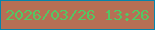 文字の大きさ：1、枠の色：0585ac、背景の色：b66f55、文字の色：53c763 無料ブログパーツのブログ時計