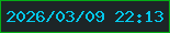 文字の大きさ：4、枠の色：05ad17、背景の色：1d2527、文字の色：03c8eb 無料ブログパーツのブログ時計