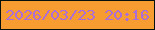文字の大きさ：1、枠の色：06110e、背景の色：f79c31、文字の色：ad6dd9 無料ブログパーツのブログ時計