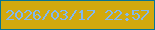 文字の大きさ：2、枠の色：067494、背景の色：d2a90e、文字の色：80b8f2 無料ブログパーツのブログ時計