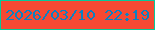 文字の大きさ：5、枠の色：06c99a、背景の色：f64933、文字の色：0a81c3 無料ブログパーツのブログ時計