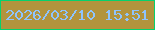 文字の大きさ：4、枠の色：06d16d、背景の色：b2943d、文字の色：8ec4fe 無料ブログパーツのブログ時計