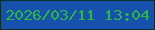 文字の大きさ：1、枠の色：07312a、背景の色：1652ad、文字の色：2db73f 無料ブログパーツのブログ時計