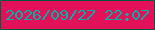 文字の大きさ：4、枠の色：07593b、背景の色：e31159、文字の色：00b2a3 無料ブログパーツのブログ時計