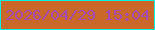 文字の大きさ：5、枠の色：07f1e5、背景の色：ca6829、文字の色：a44ab3 無料ブログパーツのブログ時計