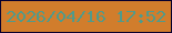 文字の大きさ：1、枠の色：08002e、背景の色：d17d2c、文字の色：519a8a 無料ブログパーツのブログ時計