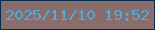 文字の大きさ：2、枠の色：082d4a、背景の色：886d6c、文字の色：52abdc 無料ブログパーツのブログ時計