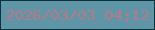 文字の大きさ：4、枠の色：08353a、背景の色：6094a7、文字の色：b37b89 無料ブログパーツのブログ時計