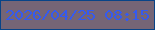 文字の大きさ：3、枠の色：084488、背景の色：756576、文字の色：355aef 無料ブログパーツのブログ時計