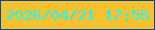 文字の大きさ：1、枠の色：084896、背景の色：f6c12f、文字の色：1af8fe 無料ブログパーツのブログ時計