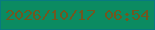 文字の大きさ：5、枠の色：087a81、背景の色：0b8b61、文字の色：705720 無料ブログパーツのブログ時計