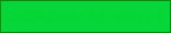 文字の大きさ：3、枠の色：088811、背景の色：07d63b、文字の色：04d52f 無料ブログパーツのブログ時計