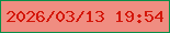 文字の大きさ：4、枠の色：088f48、背景の色：f08d81、文字の色：d41609 無料ブログパーツのブログ時計
