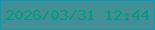 文字の大きさ：4、枠の色：089bbf、背景の色：429095、文字の色：049a83 無料ブログパーツのブログ時計
