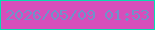 文字の大きさ：3、枠の色：08dcb0、背景の色：d64ebb、文字の色：6f93c9 無料ブログパーツのブログ時計