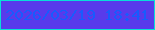 文字の大きさ：4、枠の色：08dfd8、背景の色：583beb、文字の色：185bfd 無料ブログパーツのブログ時計